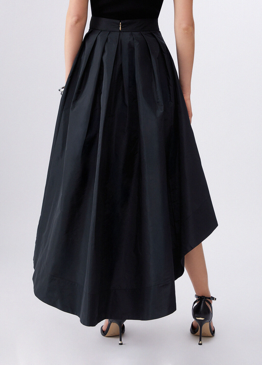 Elegant taffeta skirt black Liu Jo - large image number 1