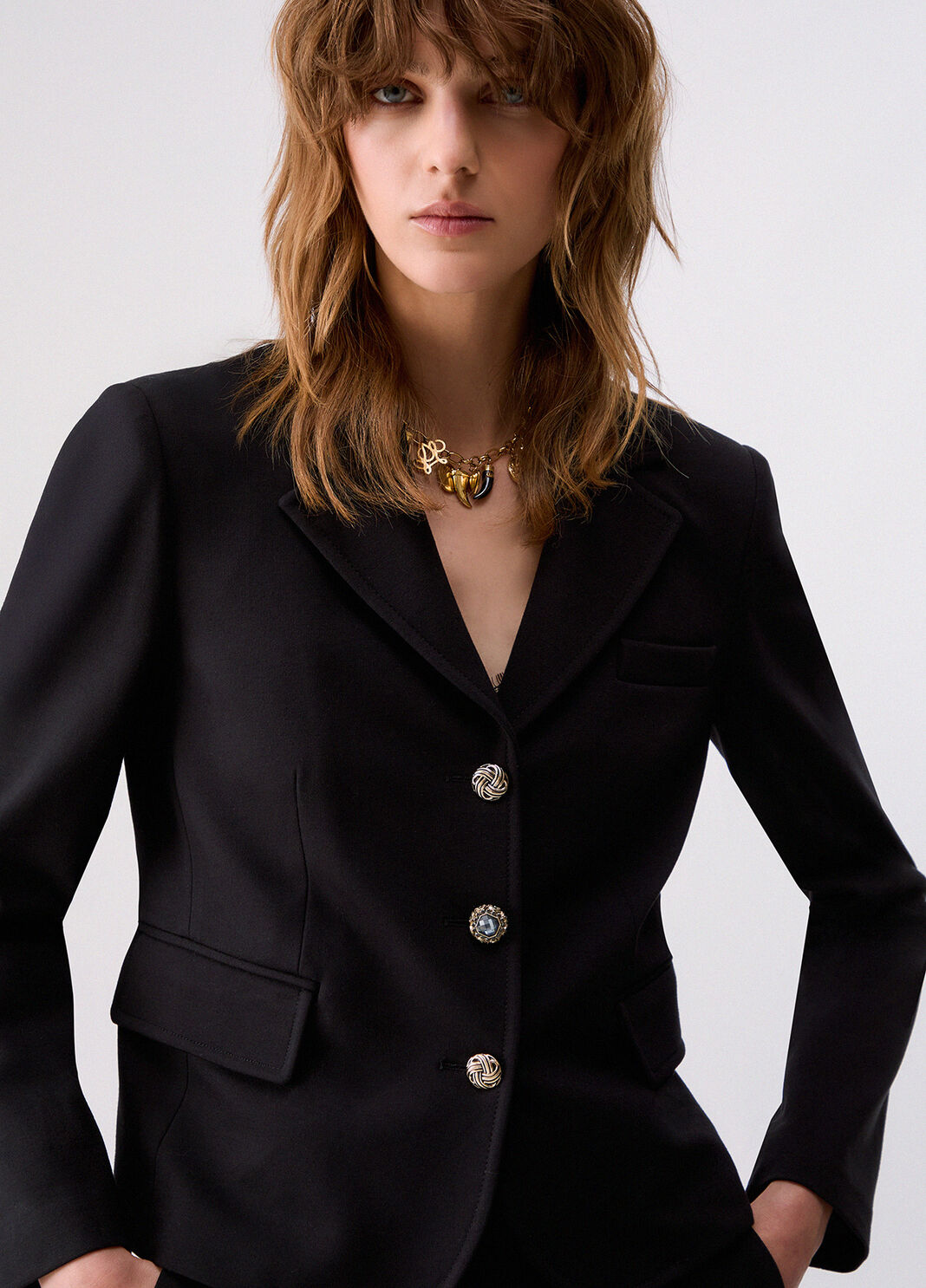 Blazer slim fit noir Liu Jo - large image number 4