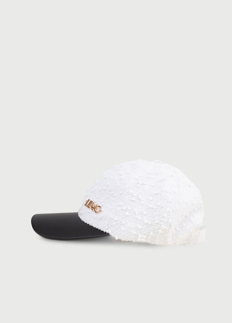 Hat with visor White/Black Liu Jo - large image number 2 Hat with visor White/Black Liu Jo - large image number 2