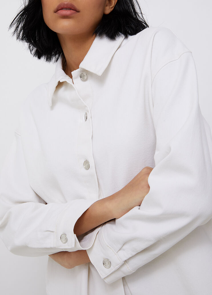 Giacca oversize con cintura bianco lana Liu Jo - large image number 2 Giacca oversize con cintura bianco lana Liu Jo - large image number 2