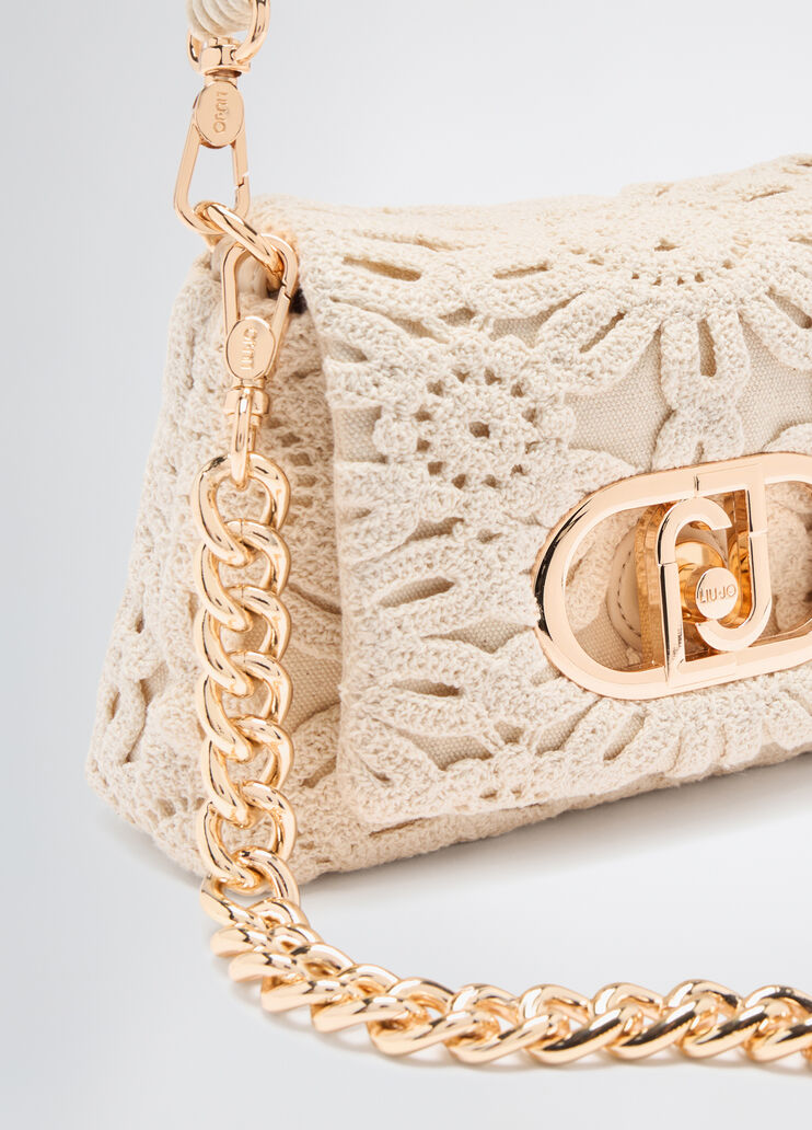 Small LaPuffy bag with embroidery cream Liu Jo - large image number 3 Small LaPuffy bag with embroidery cream Liu Jo - large image number 3