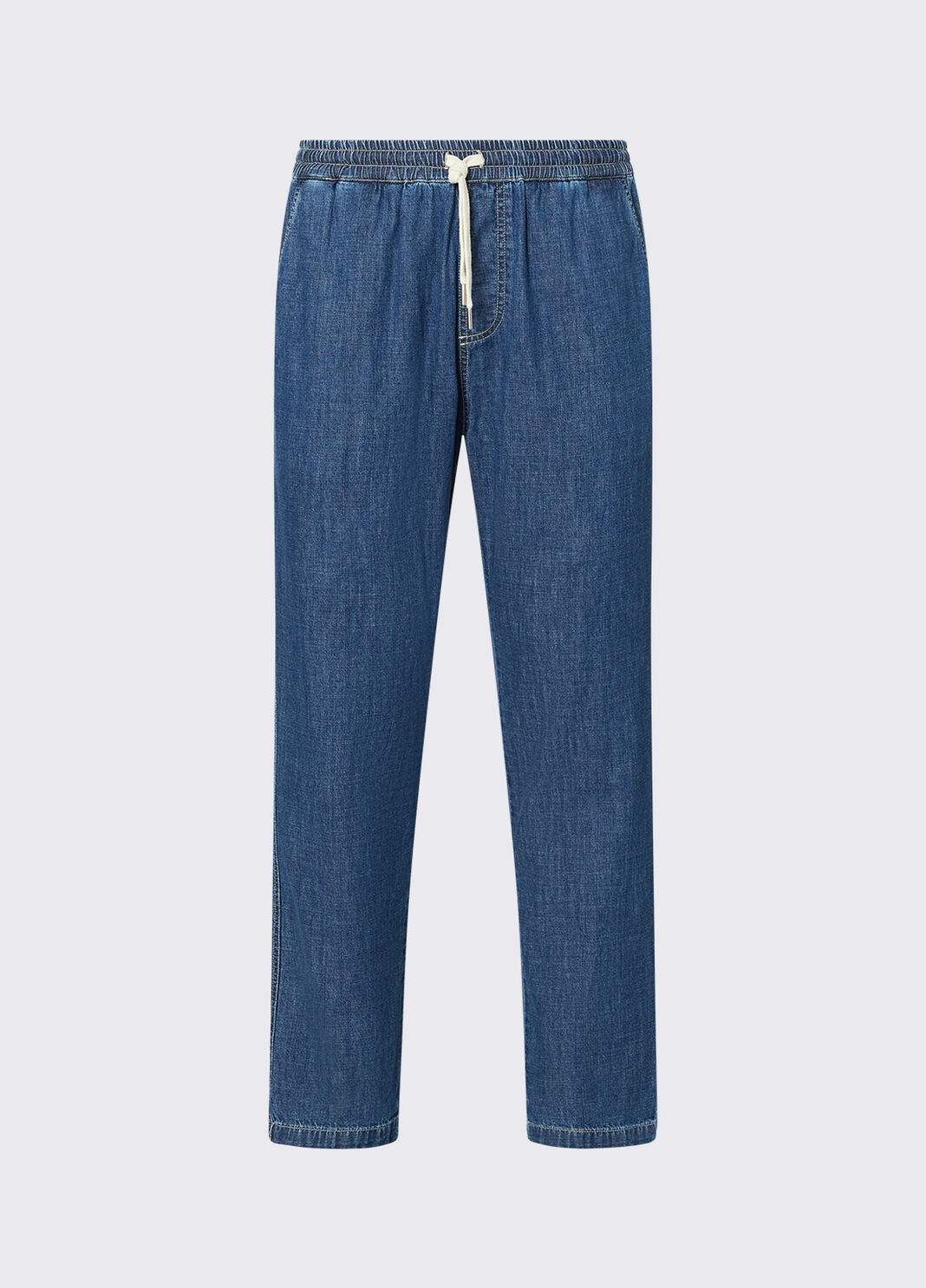 Lightweight denim joggers blue denim Liu Jo - large image number 6