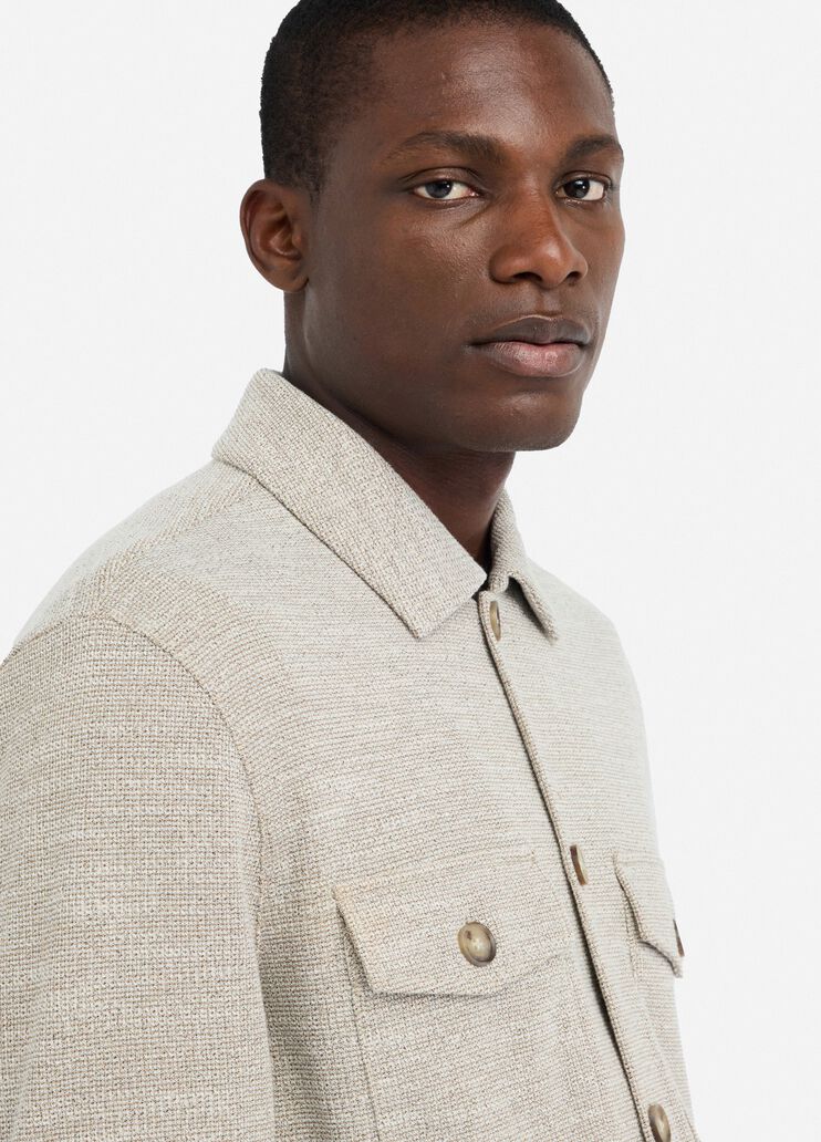 Chemise en maille de coton beige Liu Jo - large image number 2