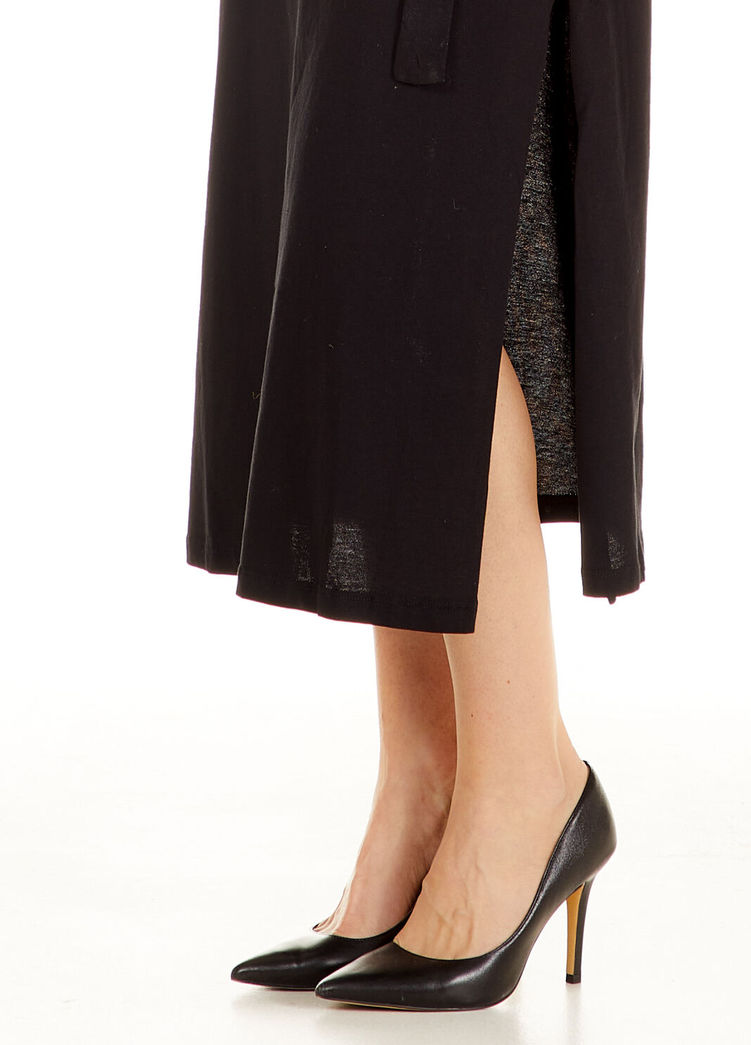 Длинное платье с поясом Чёрный Liu Jo - large image number 2