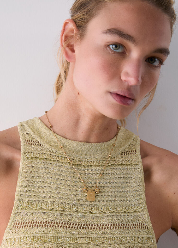 Collier avec charme couleur or Liu Jo - medium