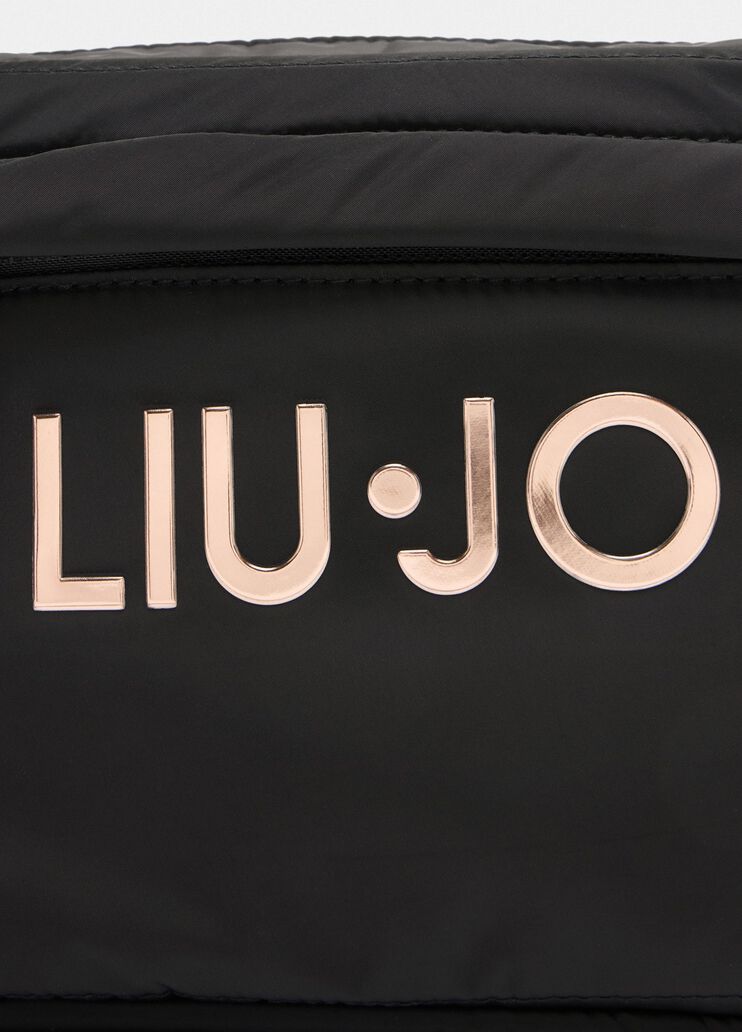 Mittelgroße Umhängetasche aus Nylon Schwarz Liu Jo - large image number 5