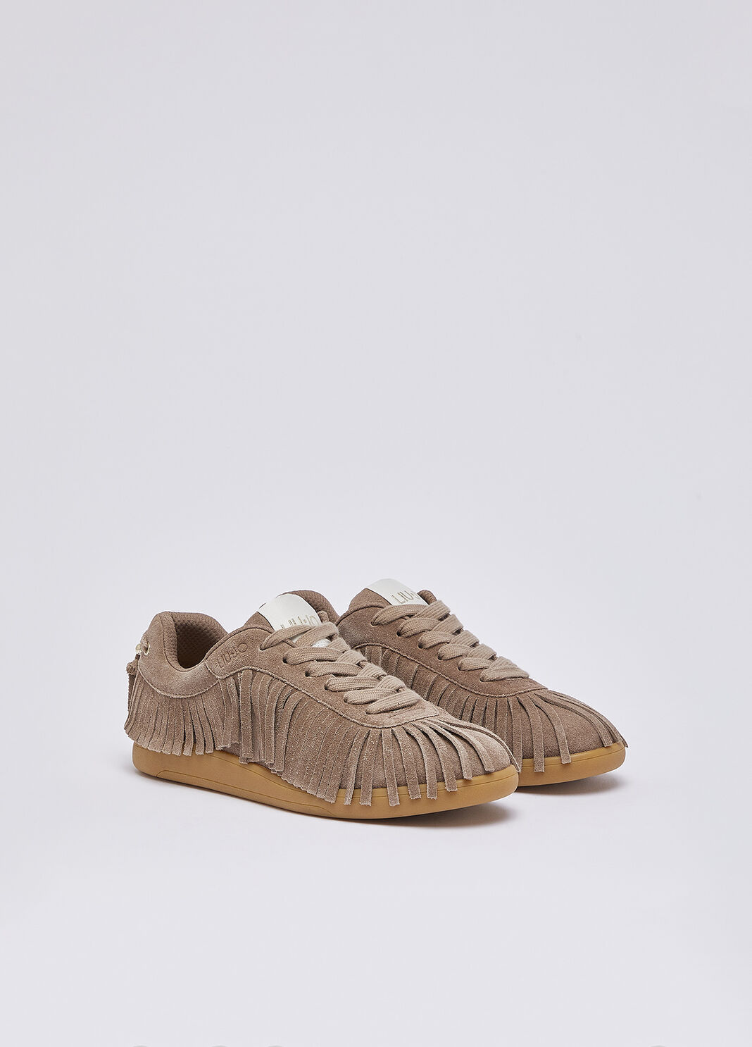 Suede Fringe Sneakers havana Liu Jo - large image number 2