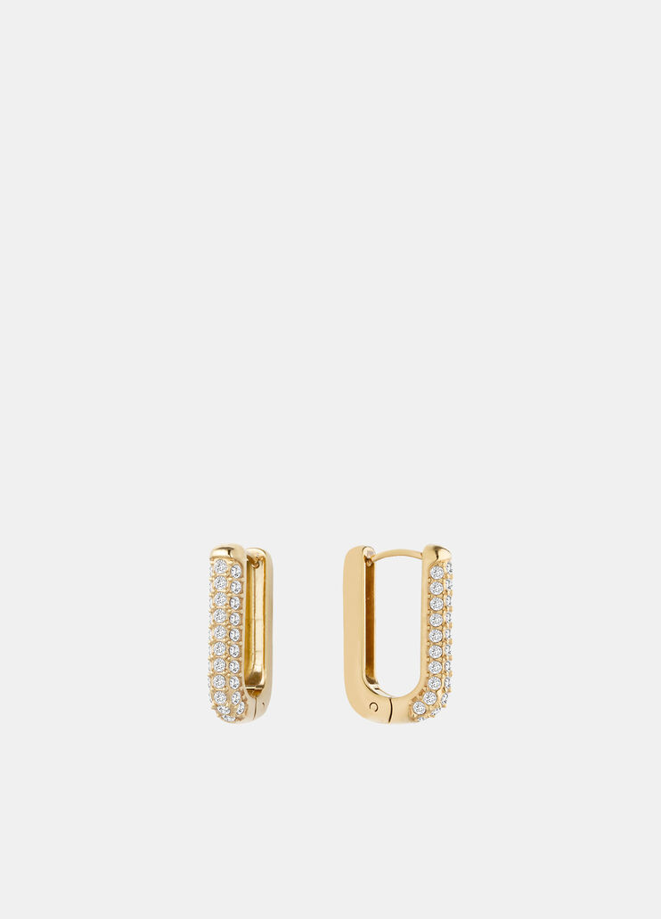 Diamanté earrings gold Liu Jo - medium Diamanté earrings gold Liu Jo - medium