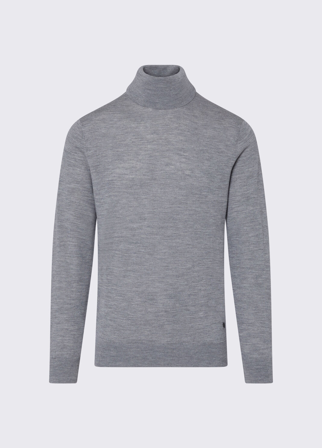 Merino Wool Turtleneck Sweater grey m&eacute;lange Liu Jo - large image number 6