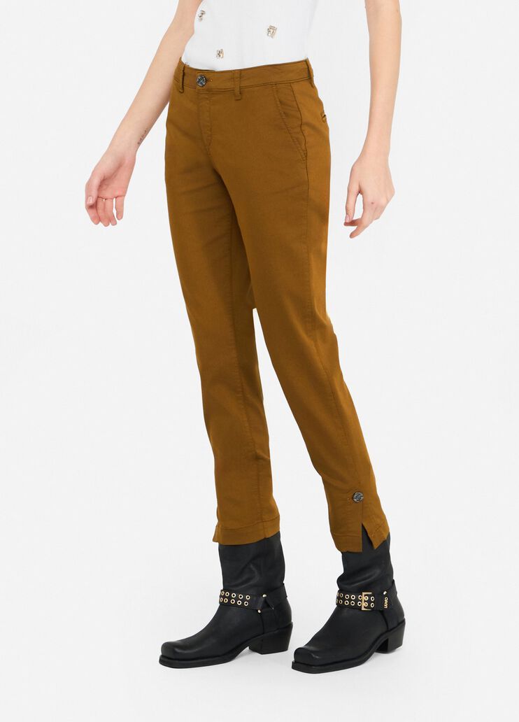 Slim fit chinos cumin Liu Jo - medium Slim fit chinos cumin Liu Jo - medium