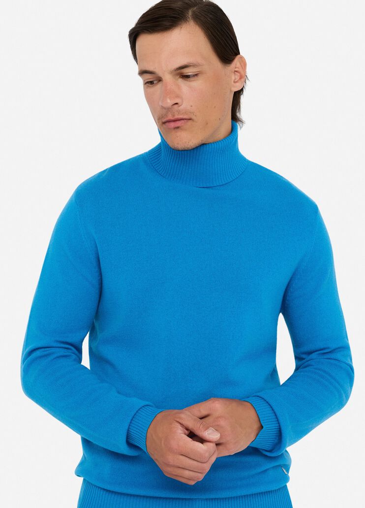 Wool and cashmere turtleneck blue Liu Jo - large image number 3 Wool and cashmere turtleneck blue Liu Jo - large image number 3