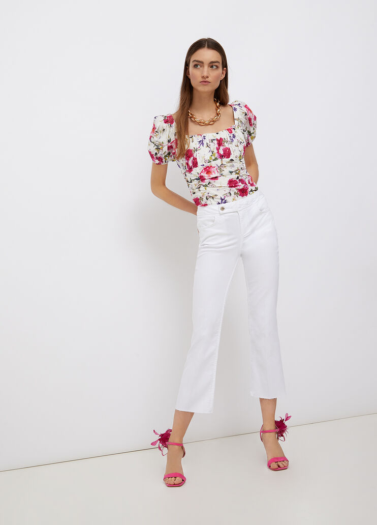 Топ с цветочным принтом цветочный принт Liu Jo - large image number 3