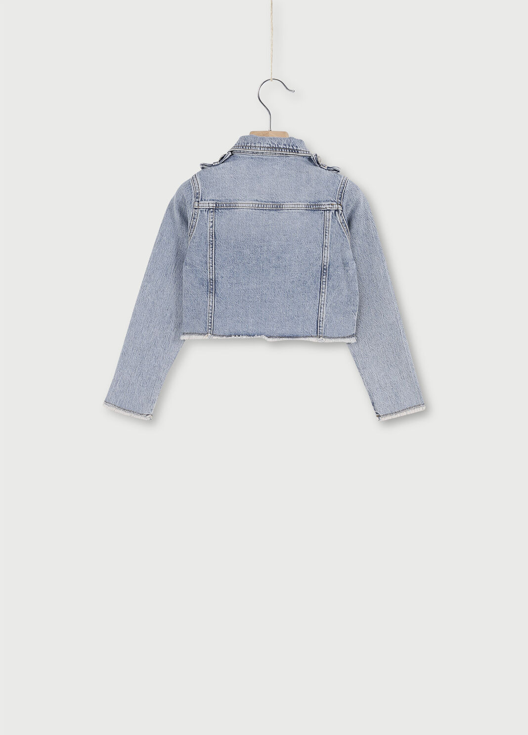 Giacca di jeans con applicazioni Denim blu Liu Jo - large image number 1