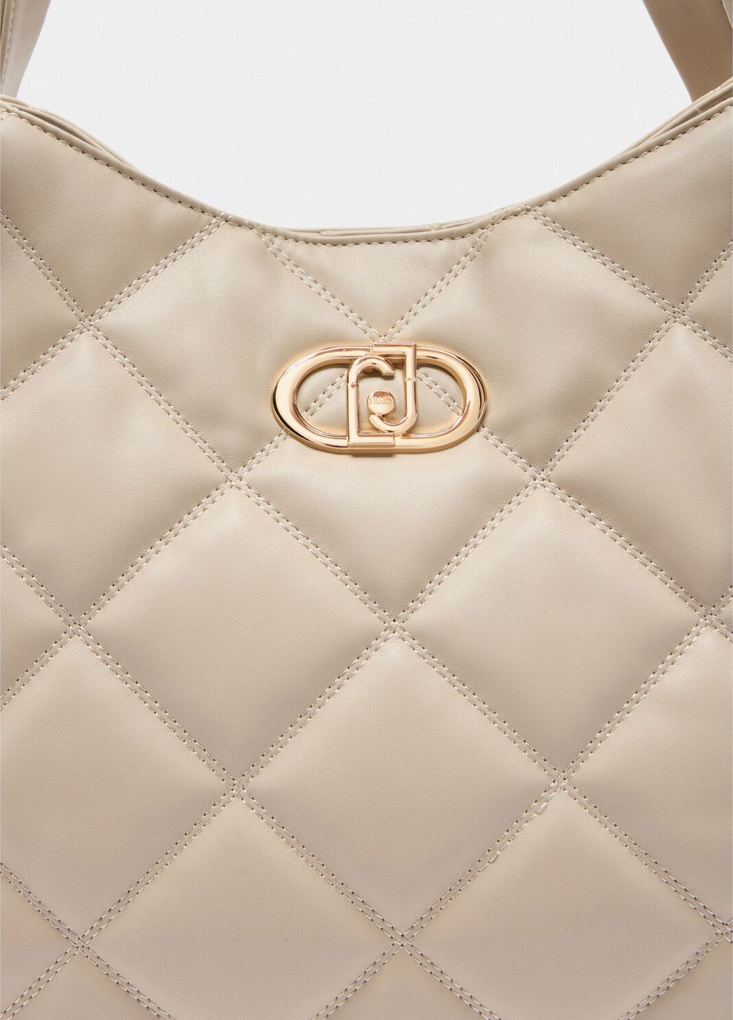 Sac fourre-tout grand format matelass&eacute; beige Liu Jo - large image number 2