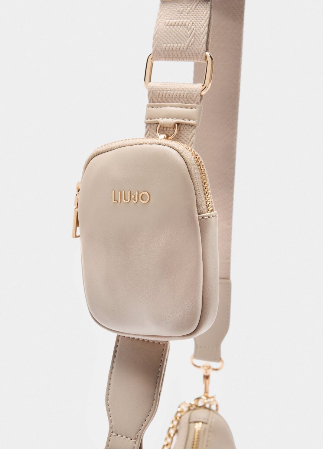Borsa hobo piccola con catena beige Liu Jo - large image number 3