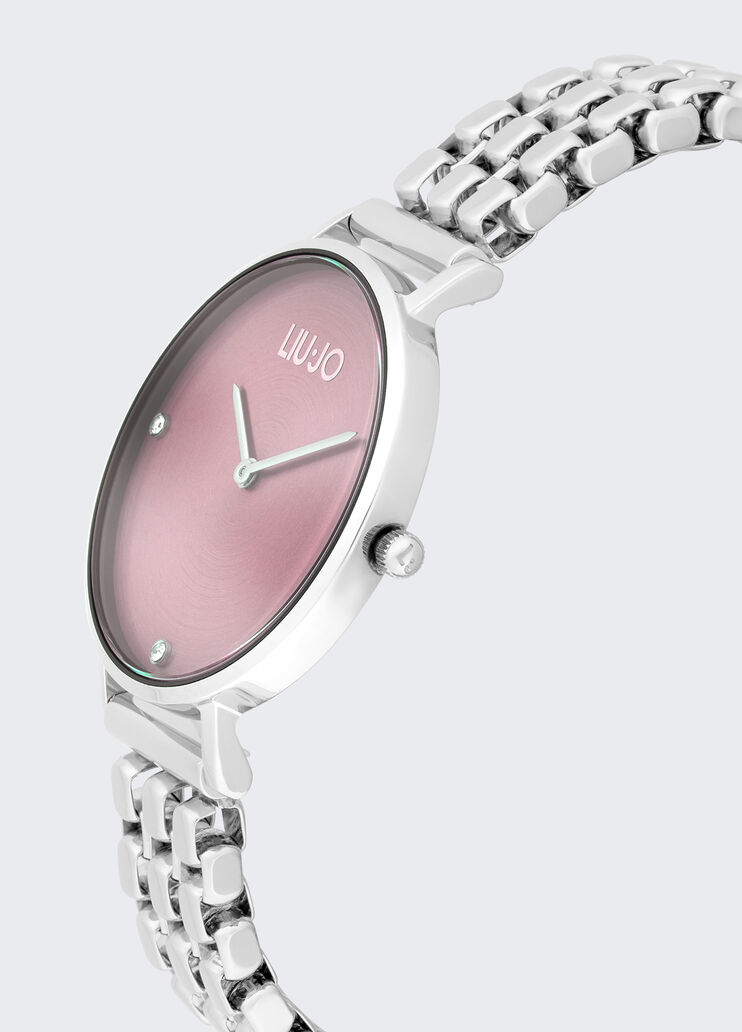 Steel watch pink Liu Jo - large image number 2 Steel watch pink Liu Jo - large image number 2