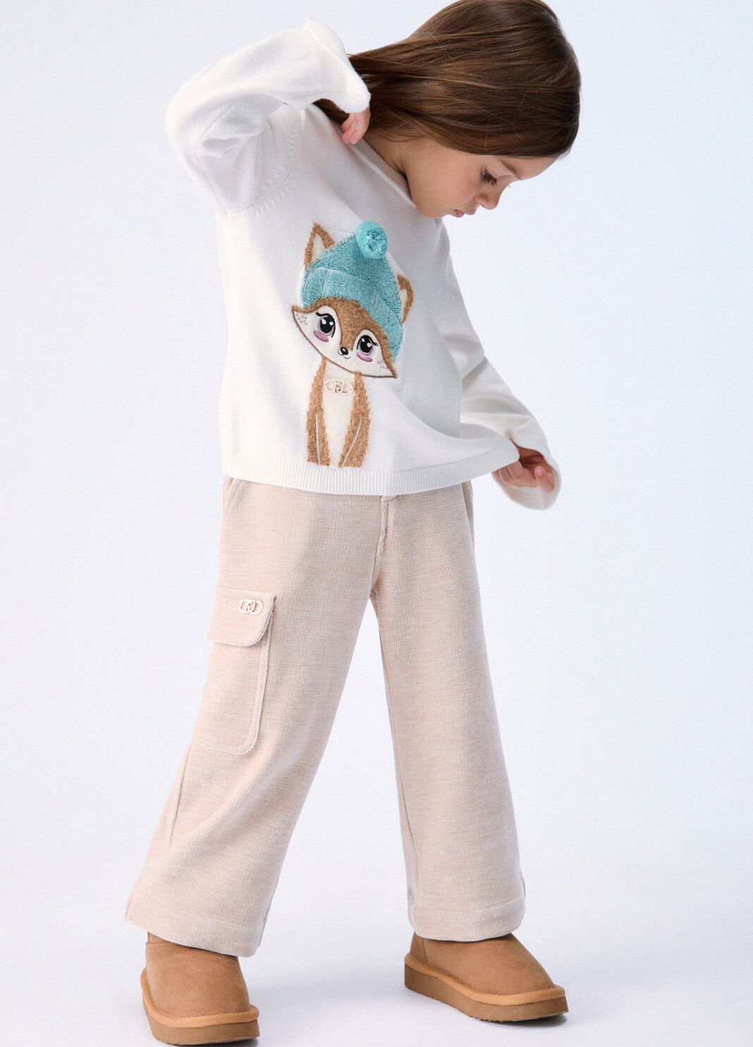 Velvet Trousers beige Liu Jo - large image number 1