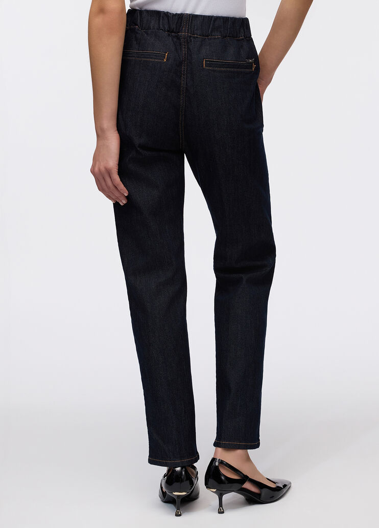 Брюки-джоггеры из денима темный деним Liu Jo - large image number 1