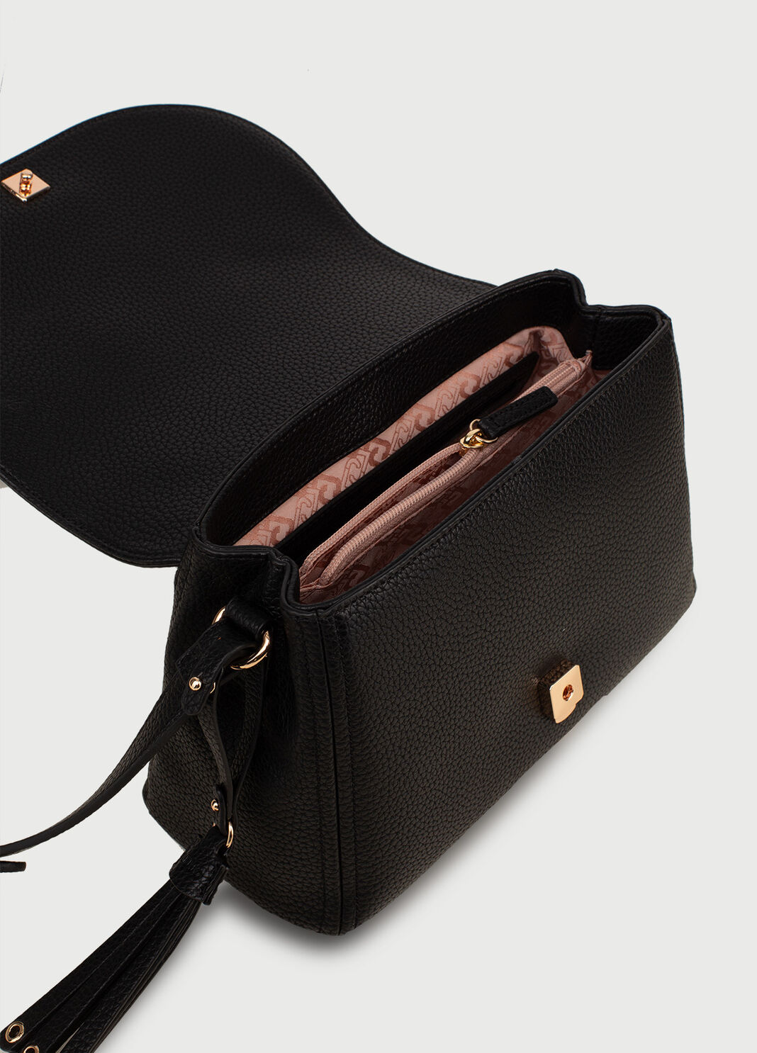 Crossbody bag with tassel Black Liu Jo - large image number 4