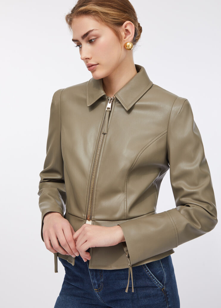 Veste ajustée à l’effet enduit asperge Liu Jo - medium