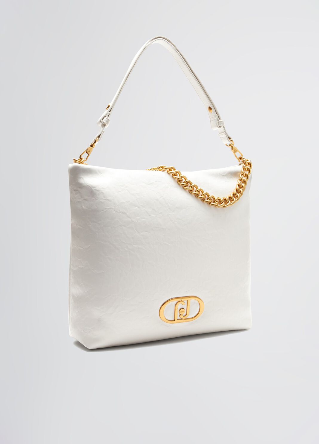 Bolso hobo mediano LaPuffy blanco Liu Jo - large image number 4