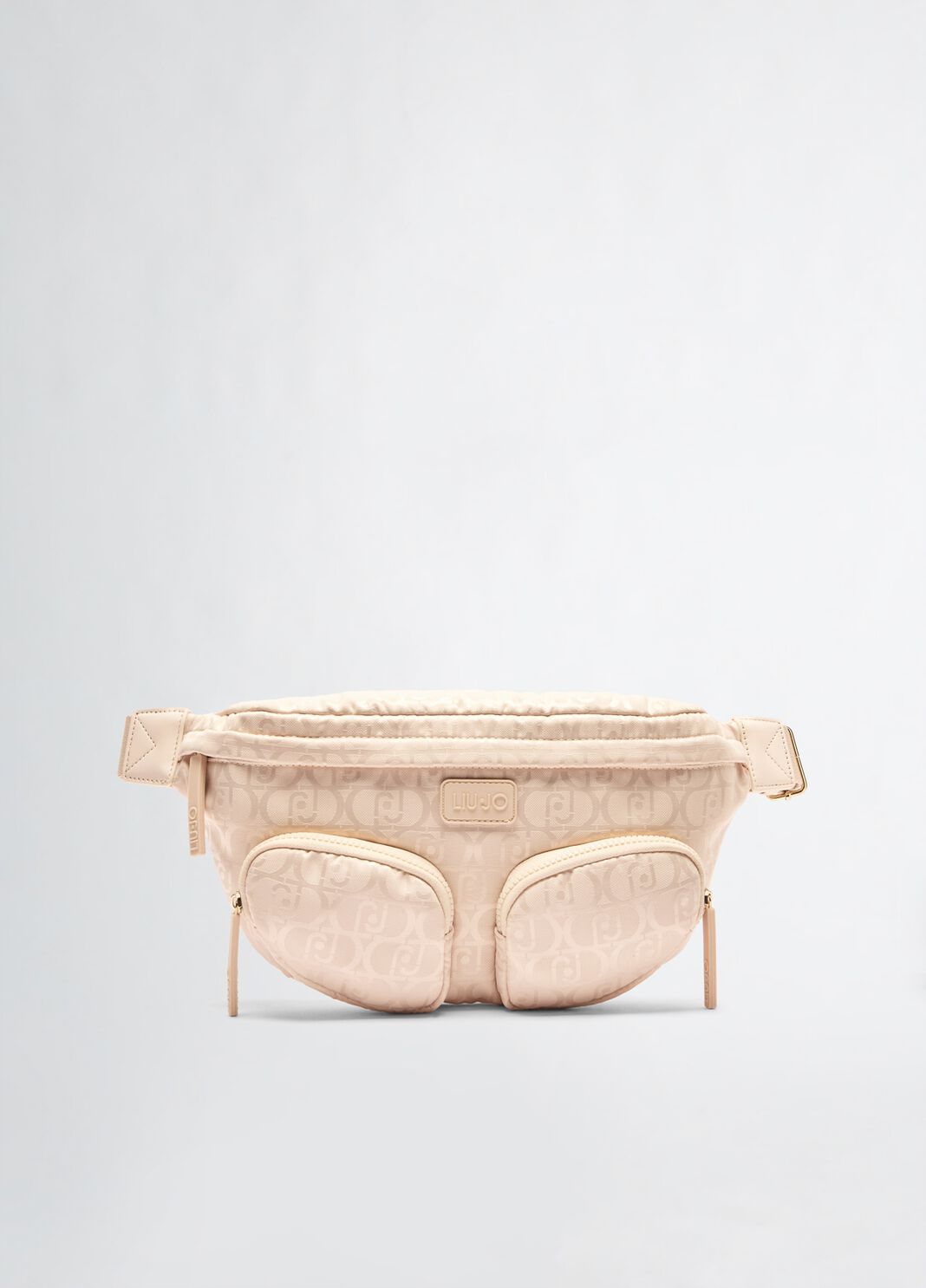 Large nylon pouch bag light gold Liu Jo - large image number 2