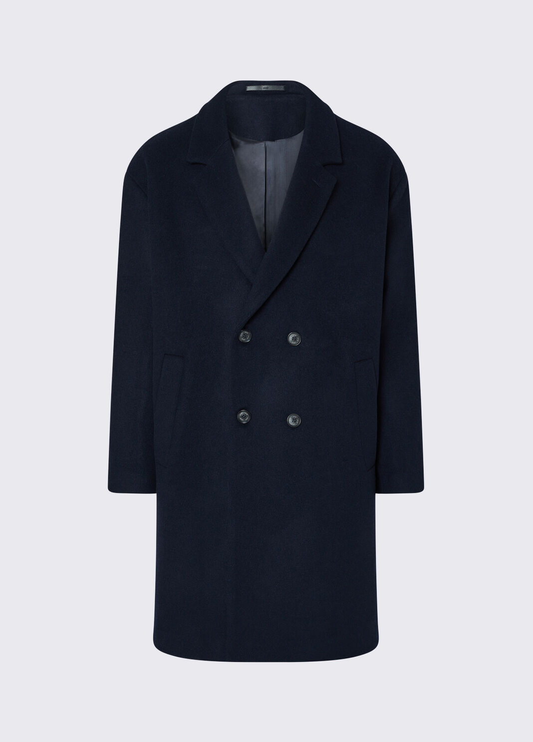 Wool and Cashmere Coat dark blue Liu Jo - large image number 4