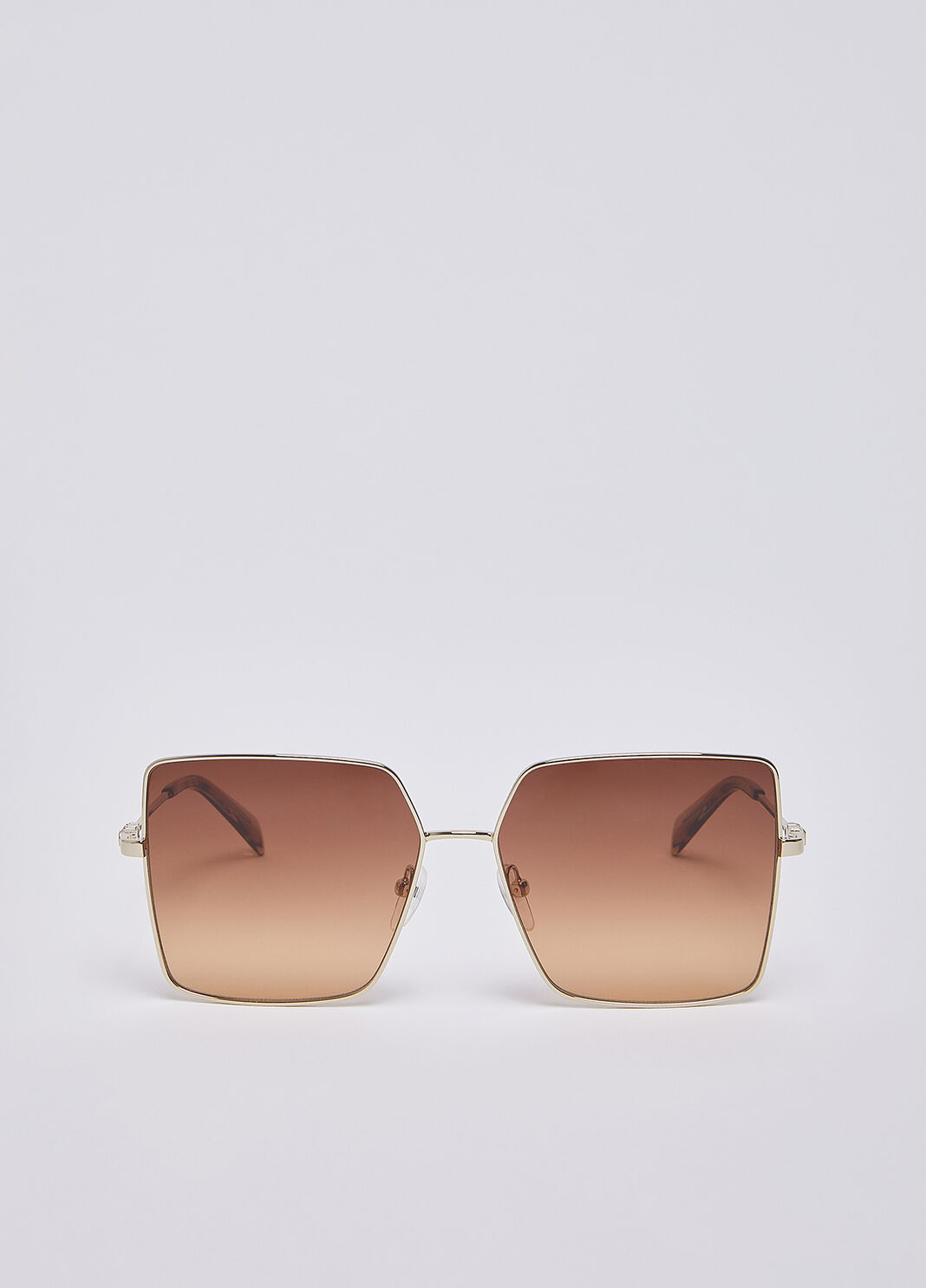 Occhiali da sole oversize squadrati beige Liu Jo - large image number 0