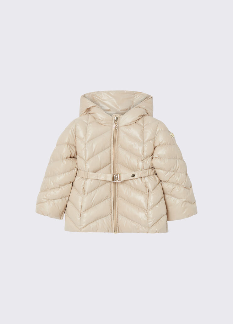 Hooded Padded Jacket beige Liu Jo - medium