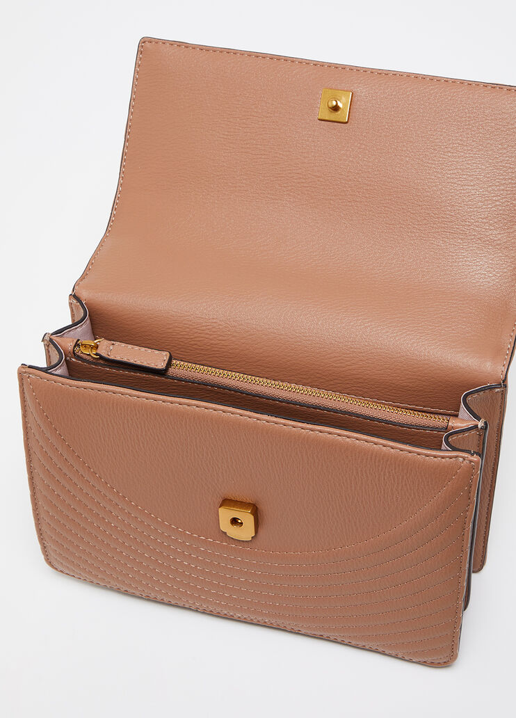 Borsa a tracolla media matelassé marrone Liu Jo - large image number 3