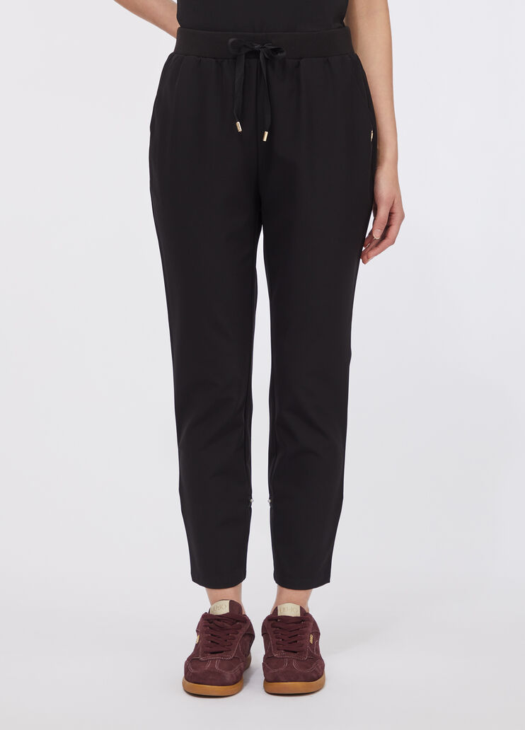 Joggers with drawstring black Liu Jo - large image number 0
