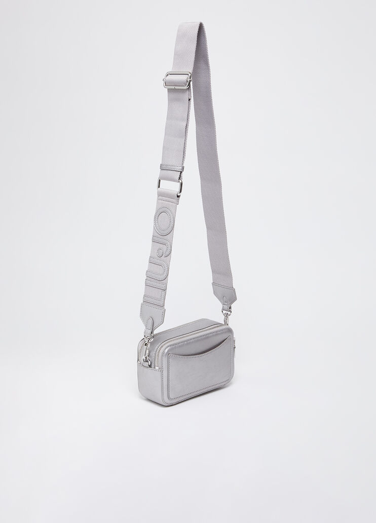 Small metallic crossbody bag  grey Liu Jo - large image number 1 Small metallic crossbody bag  grey Liu Jo - large image number 1