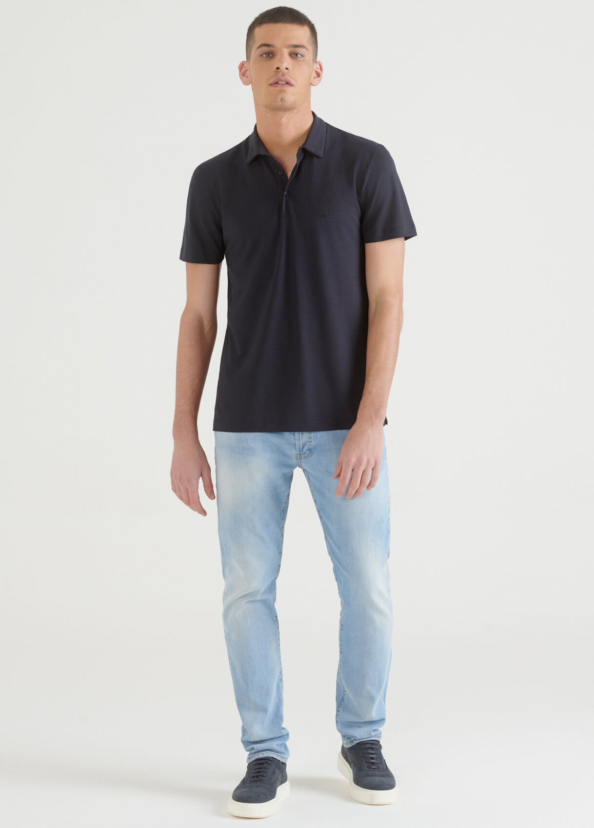 Polo shirt with logo