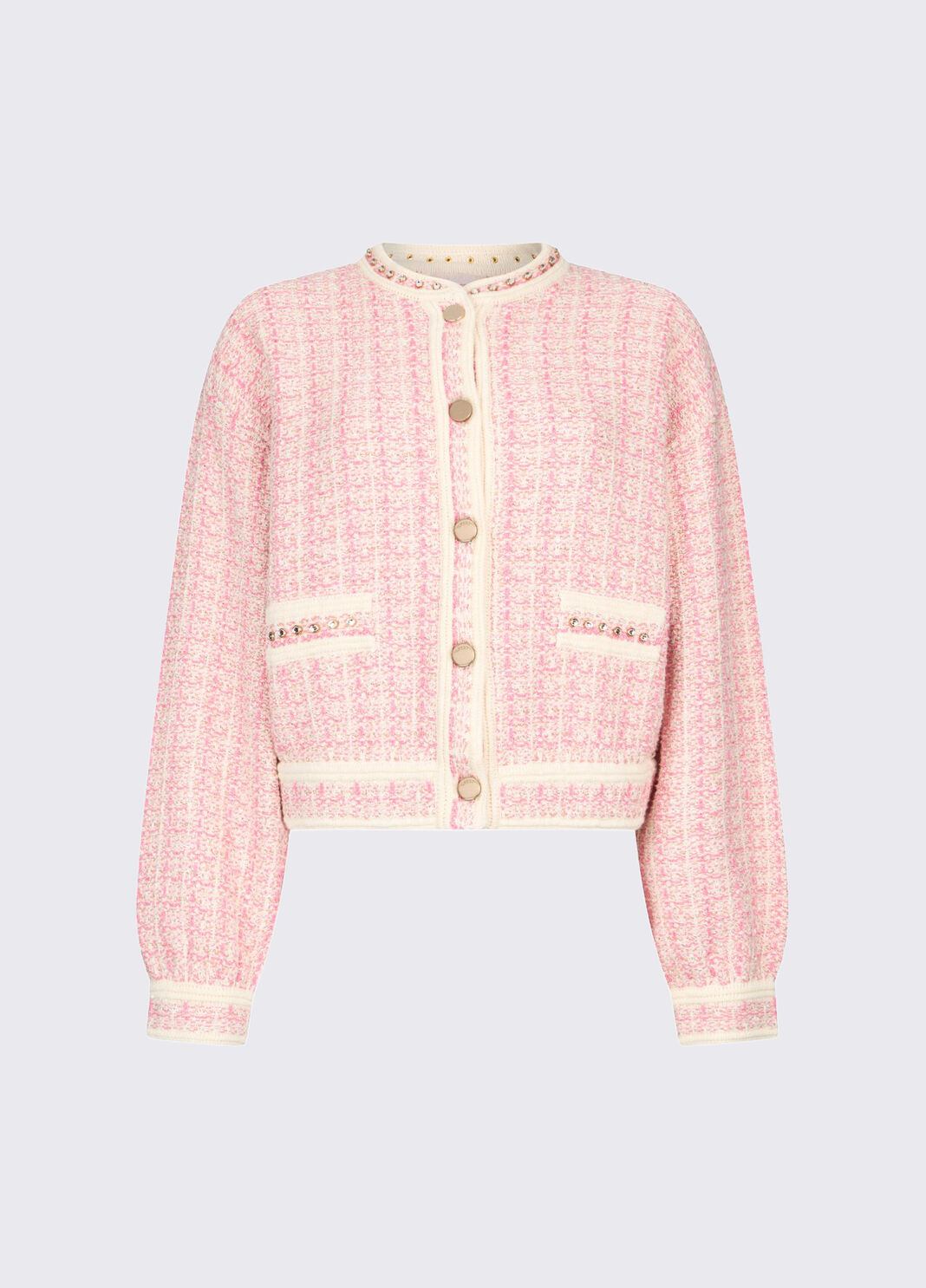Knit jacket pink Liu Jo - large image number 6