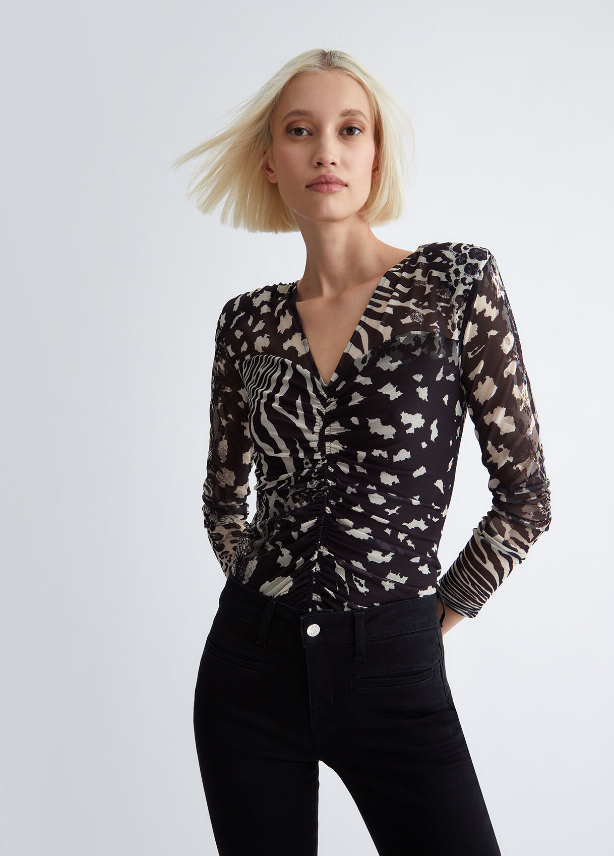 Animal print t shirt