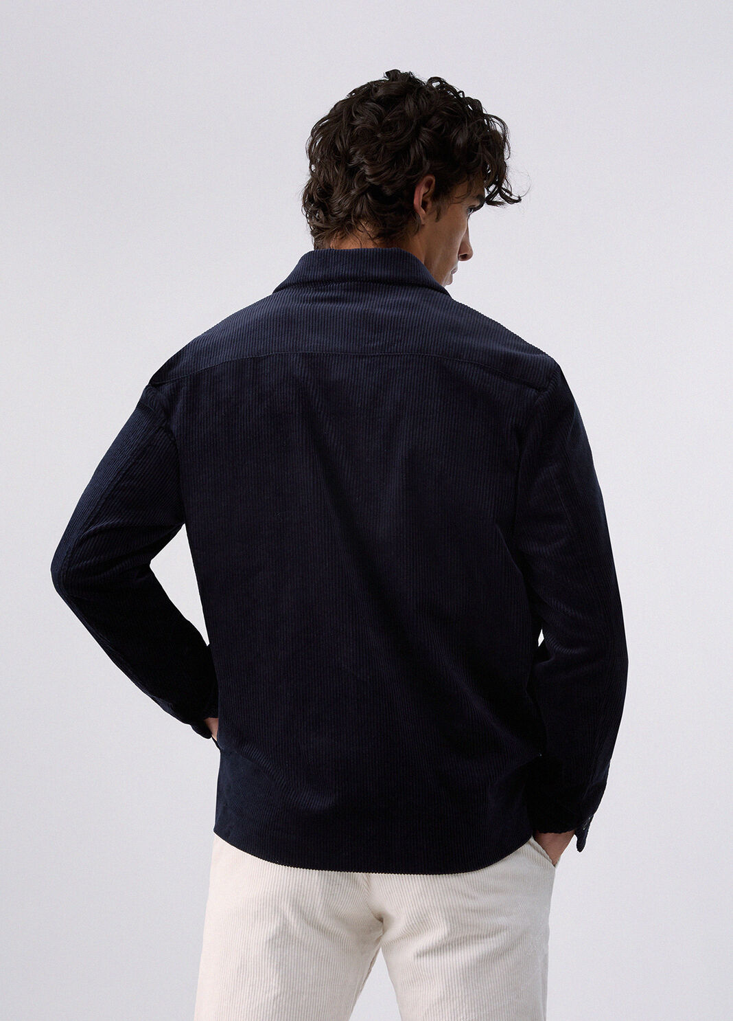 Corduroy Overshirt Jacket dark blue Liu Jo - large image number 1