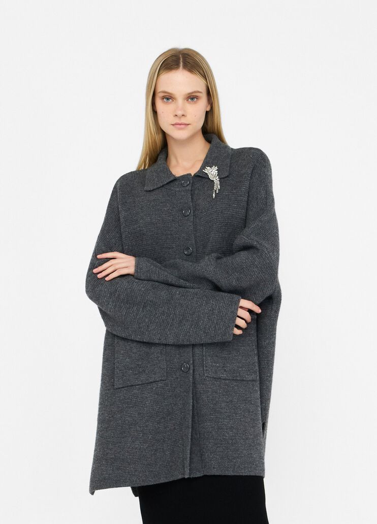 Wool coat  slate Liu Jo - medium Wool coat  slate Liu Jo - medium