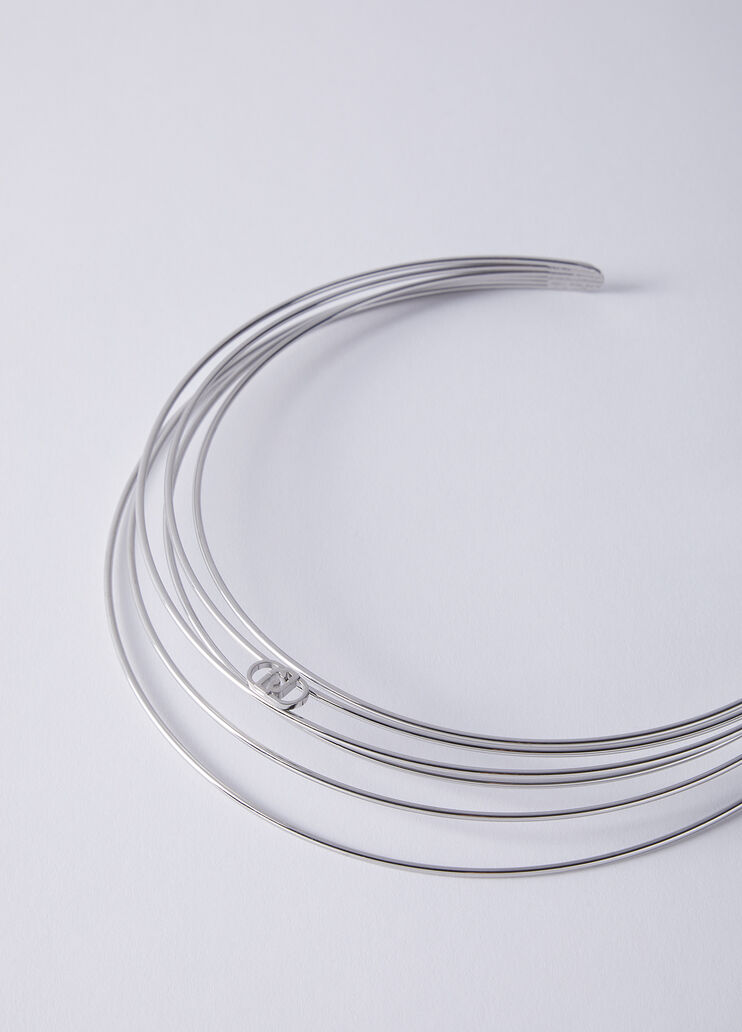 Collana rigida multifilo color argento Liu Jo - medium