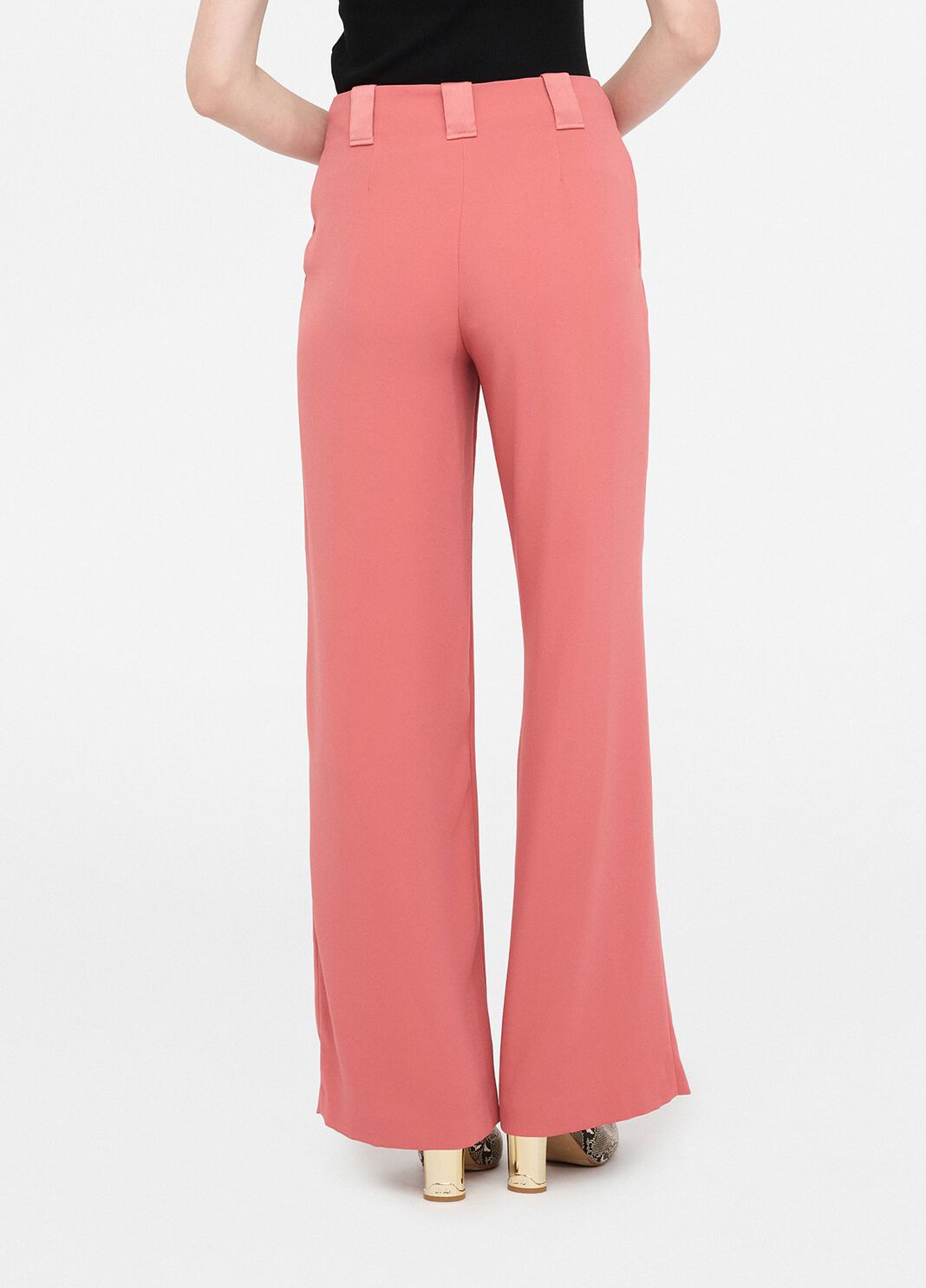 Elegant straight-leg trousers pink Liu Jo - large image number 1