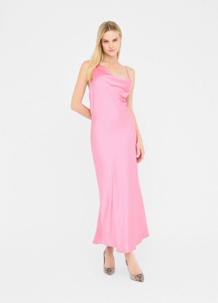 Dressy satin dress pink Liu Jo - large image number 5 Dressy satin dress pink Liu Jo - large image number 5