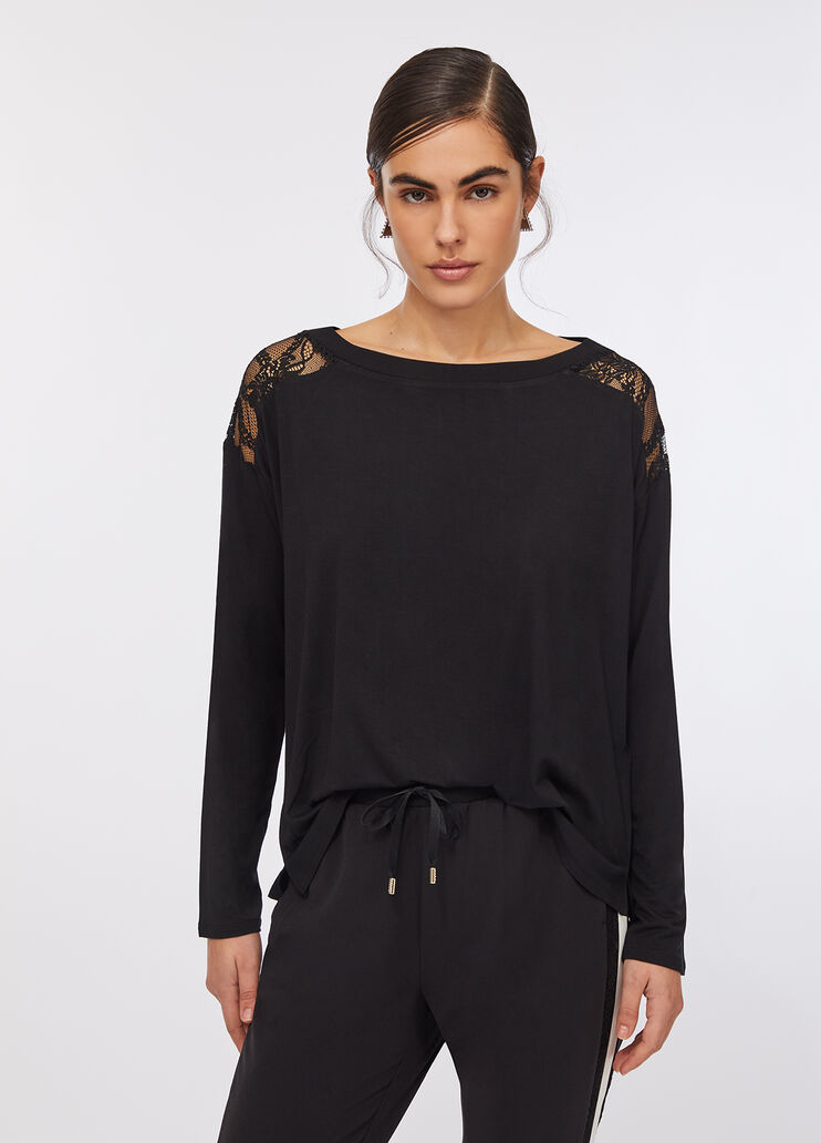 T-Shirt Liu Jo Better Schwarz Liu Jo - large image number 0