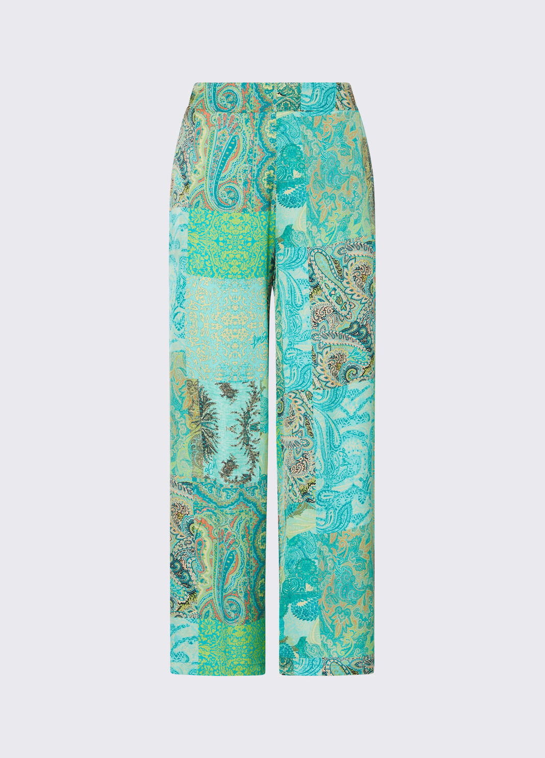 Printed satin trousers Aqua Liu Jo - large image number 6