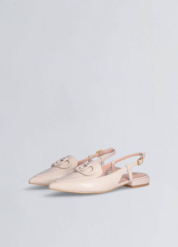 Slingback ballet flats beige Liu Jo - medium Slingback ballet flats beige Liu Jo - medium