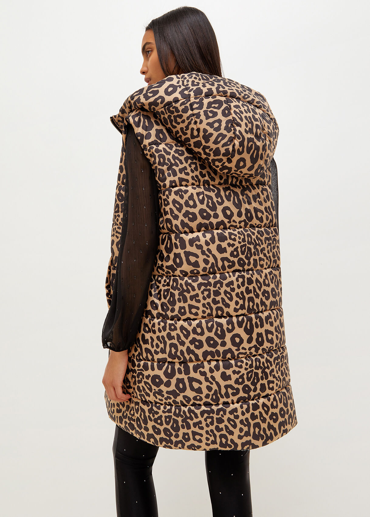 Reversible padded waistcoat