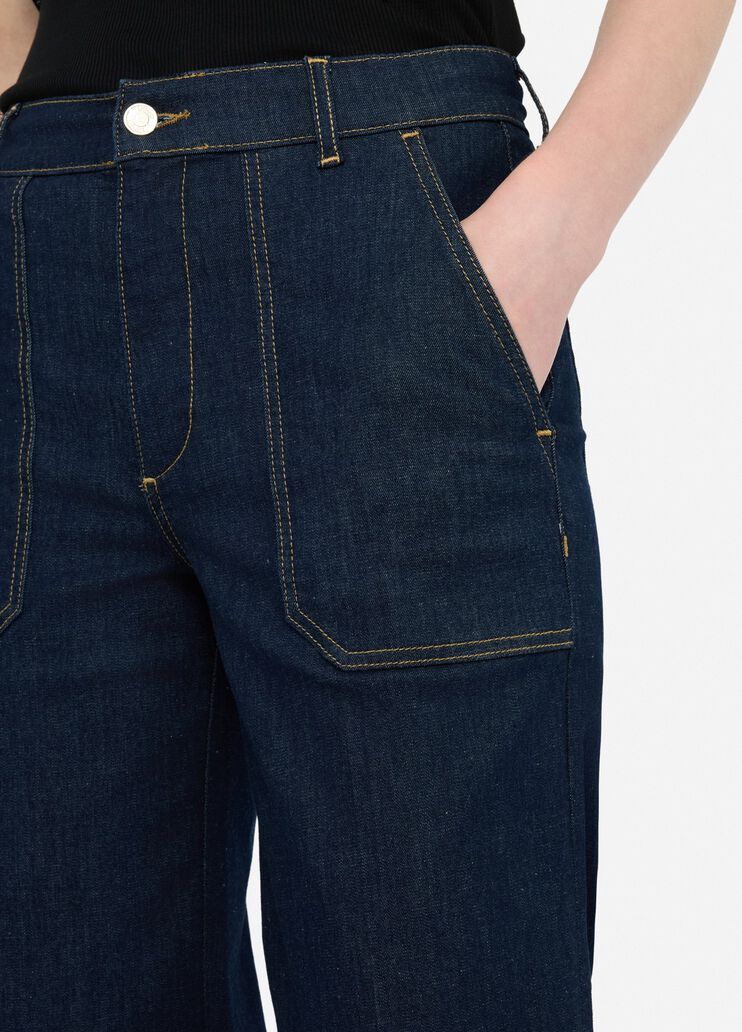 Jeans straight cropped lavaggio classico Liu Jo - large image number 2