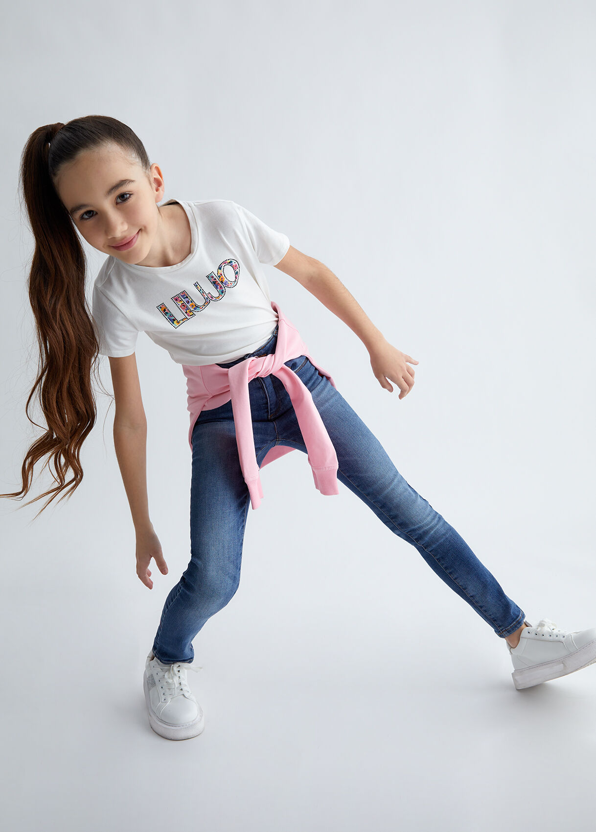School Style Little Girl Jeans Fashion 2-9 Years Children Clothing Kids  Girls Boot Cut Denim