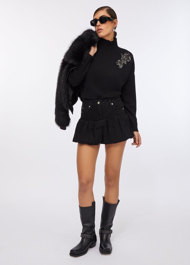 Denim miniskirt black denim Liu Jo - medium Denim miniskirt black denim Liu Jo - medium