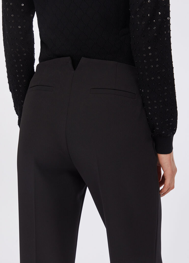 Pantaloni flare eleganti nero Liu Jo - large image number 3