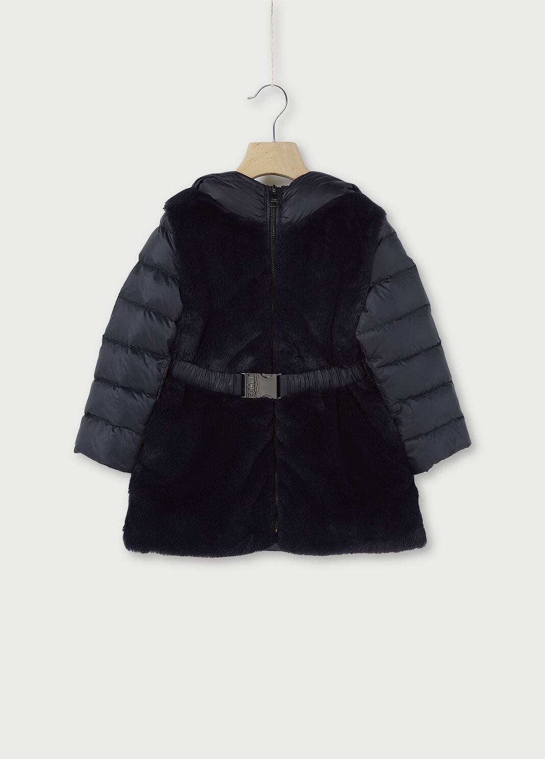 Daunenjacke mit Kunstfell Dunkelblau Liu Jo - large image number 0