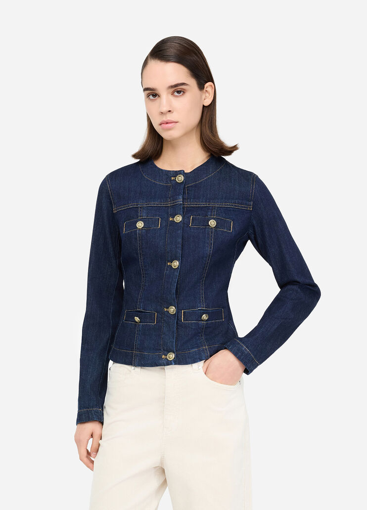 Куртка из денима синий деним Liu Jo - medium Куртка из денима синий деним Liu Jo - medium